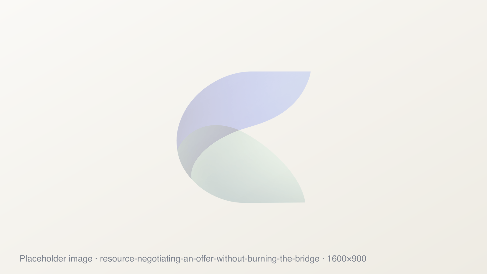 Negotiating an offer
